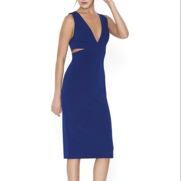 Alice and Olivia Riki Cutout Sheath Dress 0